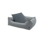 Hundebett mit erhöhten Rändern, Hellgrau S, 80 x 67 x 22 cm – Madison Manchester Pet Bed – Bild 2