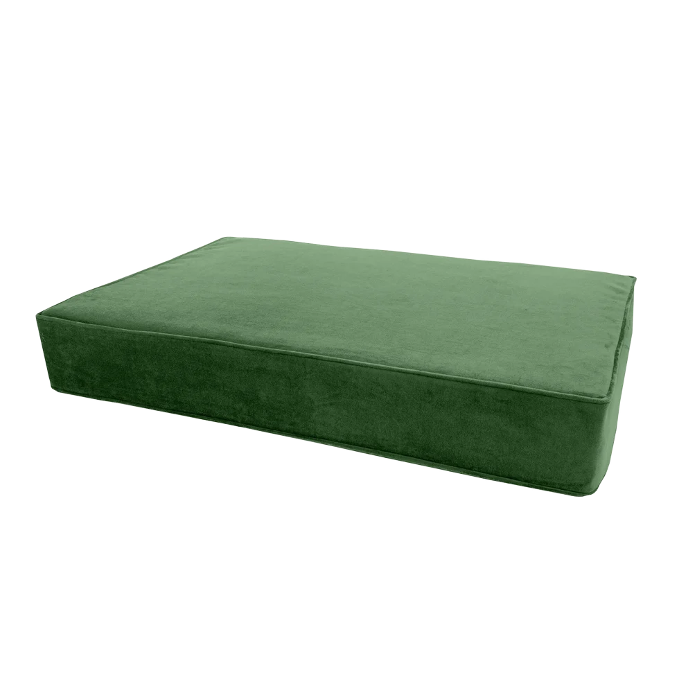 MADI09062.png Orthopädisches Hundekissen mit Memoryschaum Grün S, 45 x 55 x 12 cm – Madison orthopädisches Samtkissen – Bild 1