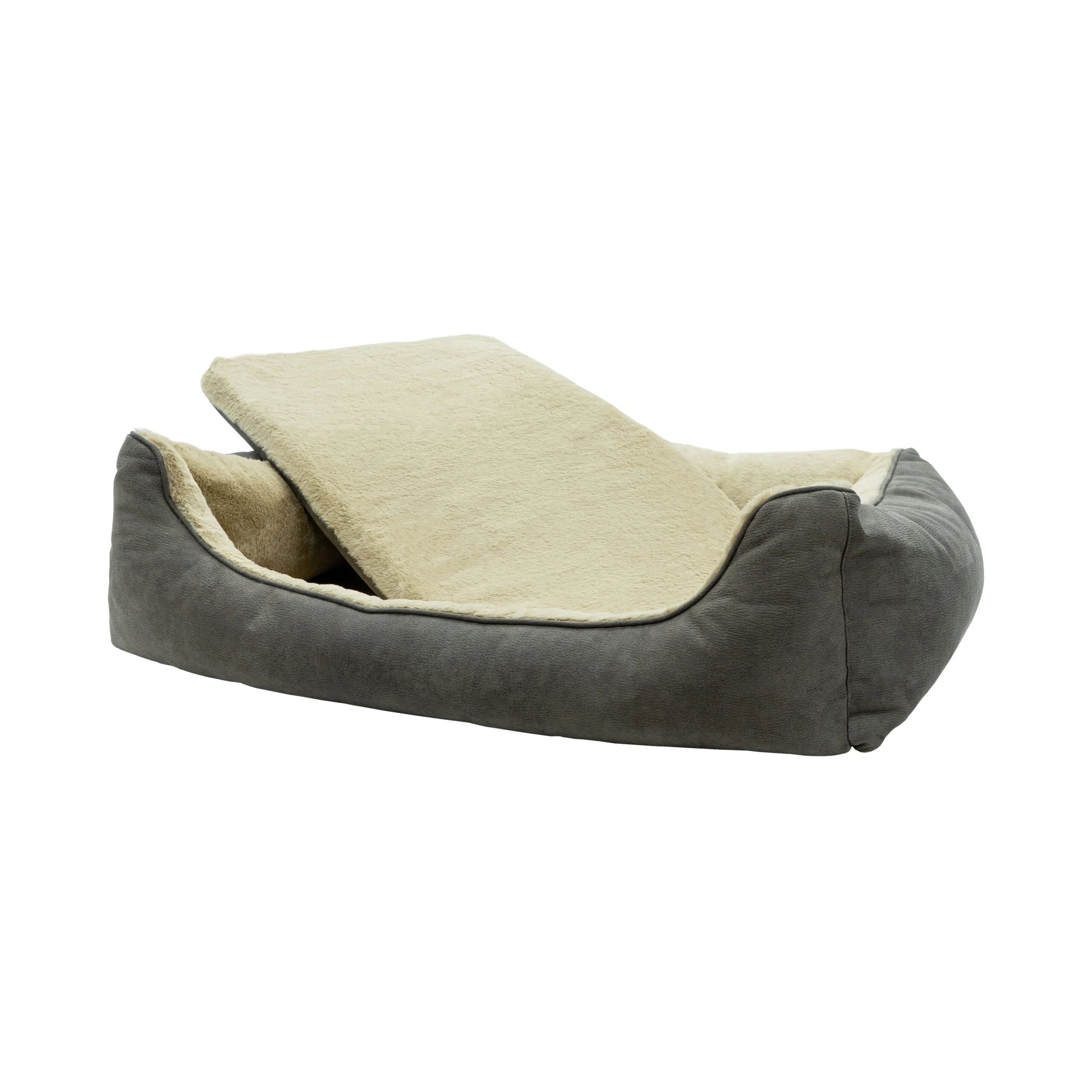 Orthopädisches Hundekissen mit Memoryschaum Grau S – Madison Sofa Orthopädisch – Bild 4