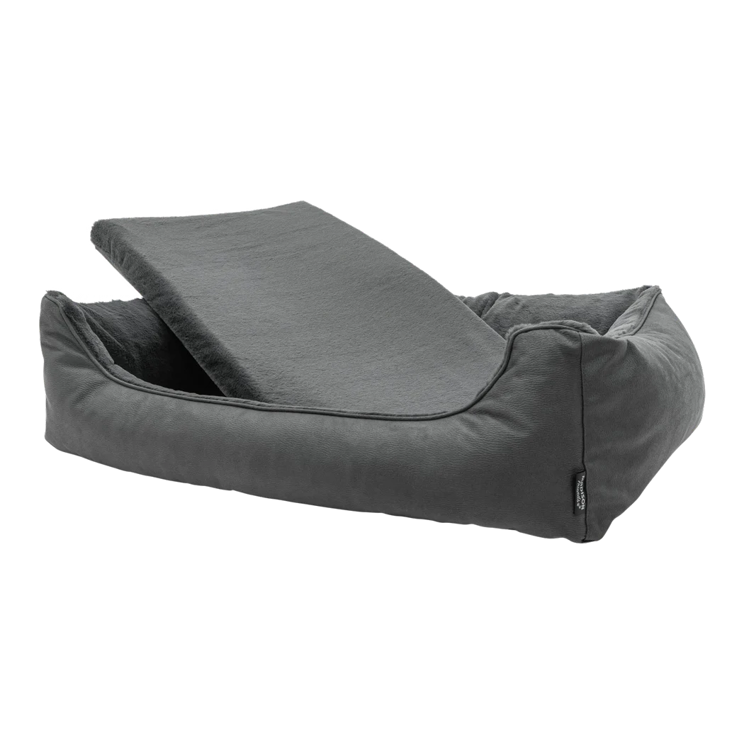 Orthopädisches Hundekissen mit Memoryschaum Grau S – Madison Sofa Orthopädisch – Bild 2