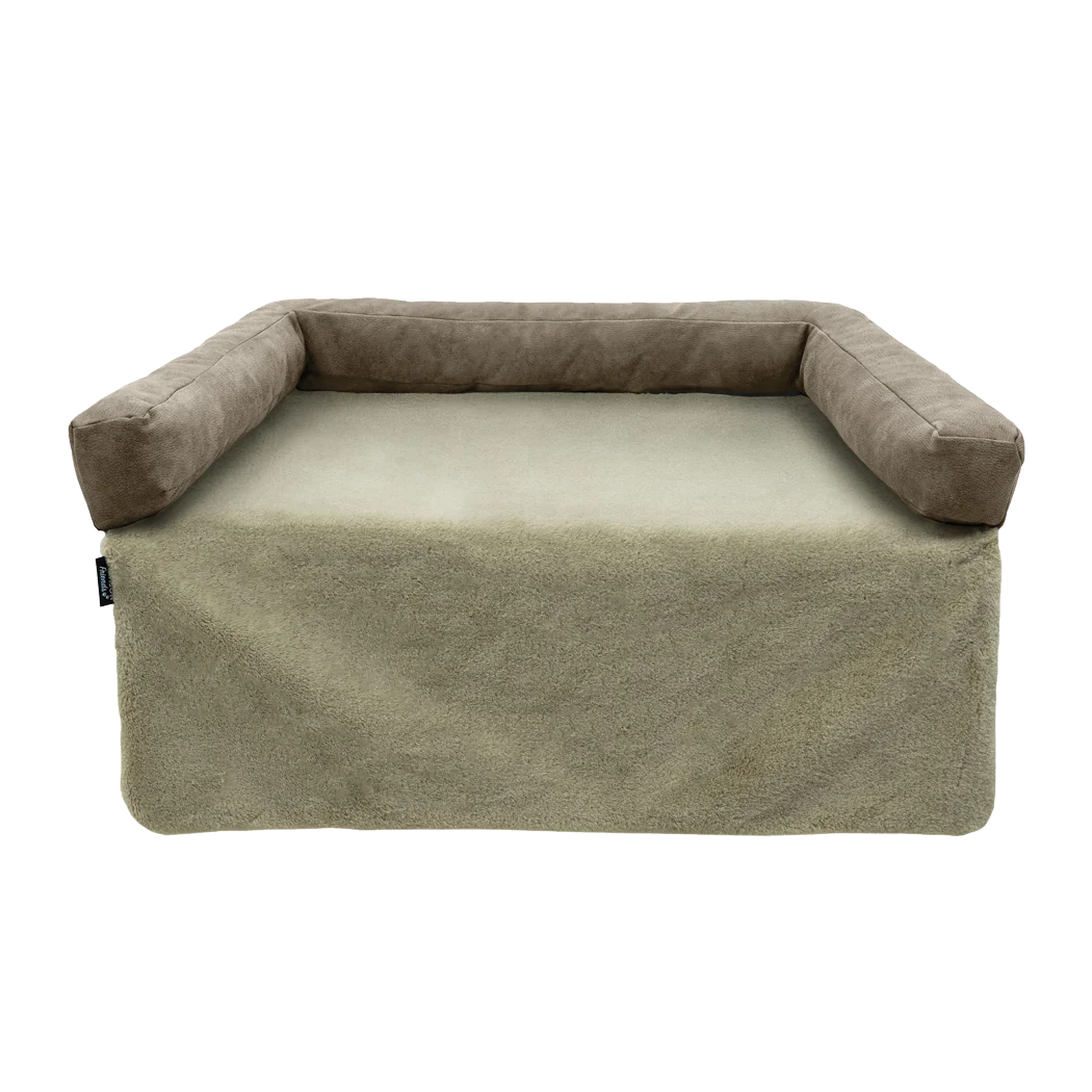 Orthopädisches Hundekissen mit Memoryschaum Taupe S – Madison Sofa Orthopedisch – Bild 1