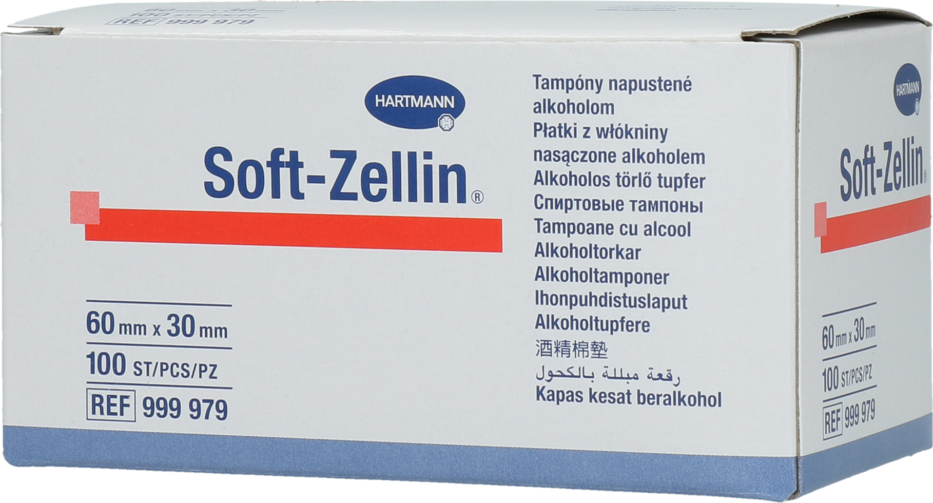 Alcoholdeppers voor Reiniging van het Slotgat – Hartmann Soft-Zellin Alkoholtupfer zur Reinigung des Strichkanals – Hartmann Soft-Zellin