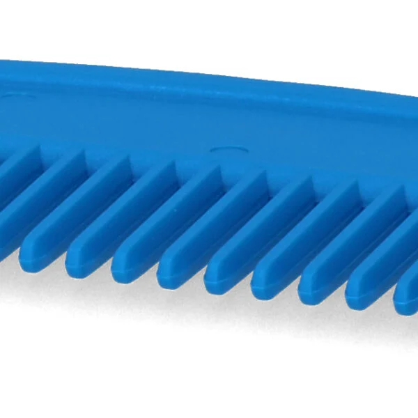 Mähnenkamm aus Kunststoff, 100 mm, Blau – Vplast