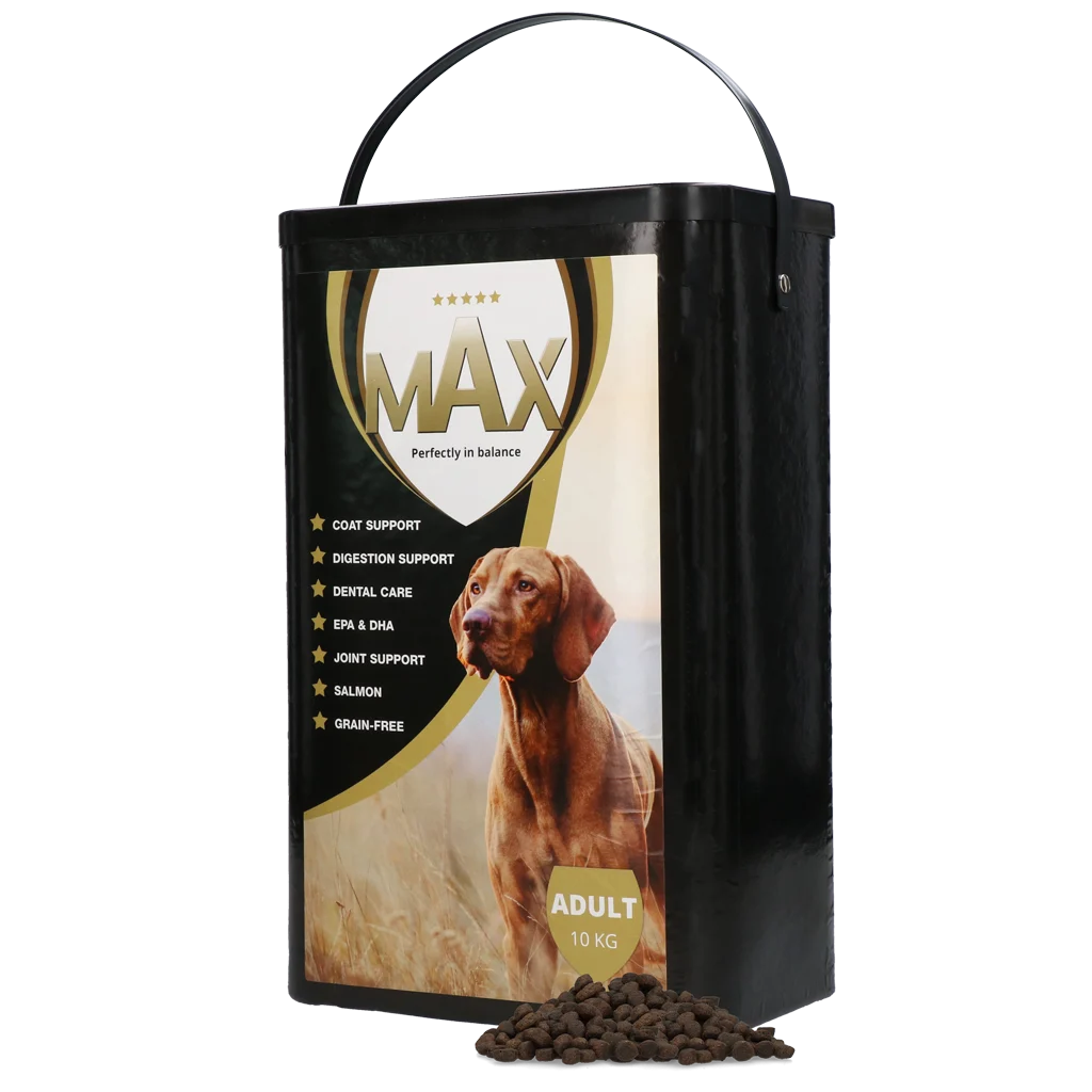 Getreidefreies Hundefutter mit Lachs, 10 kg – Max Adult – Bild 1