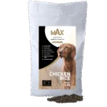 Gepresstes Hundefutter mit Huhn und Reis, 12 kg – Max Adult Gepresste Kroketten Huhn & Reis
