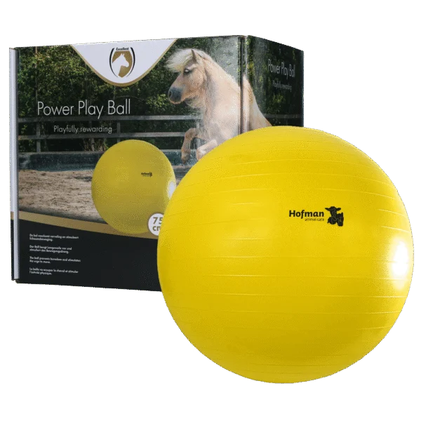 Spielball für Pferde, Gelb, 75 cm – Maximus Power Play Ball