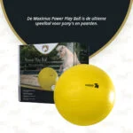 Spielball für Pferde, Gelb, 75 cm – Maximus Power Play Ball – Bild 3