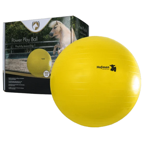 Pferdespielball Gelb, 100 cm – Maximus Power Play Ball