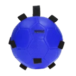 Pferdespielball mit Elastikbändern, 19 cm, Blau – Excellent Horse Fun Play Ball – Bild 2