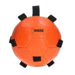 Pferdespielball mit Gummibändern, 19 cm, orange – Excellent Horse Fun Play Ball – Bild 2
