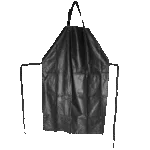 Wasserdichte Melkschürze, schwarz, 80 x 120 cm – Bild 3
