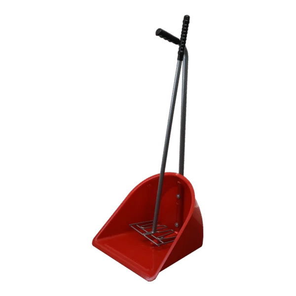 Mestboy Set mit Schaufel 78 cm und Mistgabel 85 cm, Rot