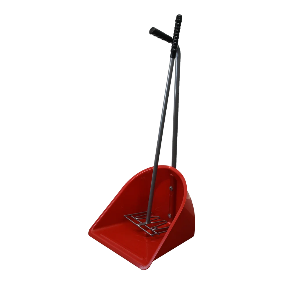 MEST00017.png Mestboy Set mit Schaufel 78 cm und Mistgabel 85 cm, Rot – Bild 1