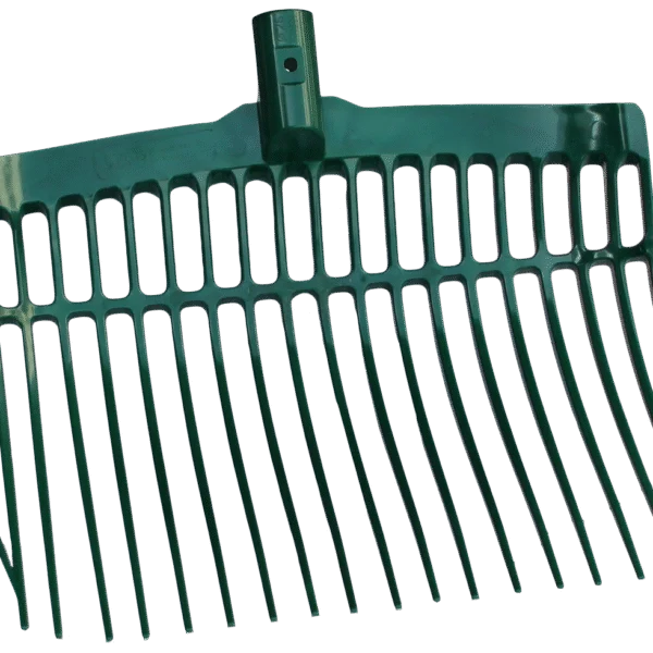 Kunststoffmistgabel ohne Stiel, Grün, 41 x 36 x 11 cm – Vplast