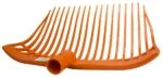 Kunststoff Mistgabel ohne Stiel, Orange, 41 x 36 x 11 cm – Vplast – Bild 3