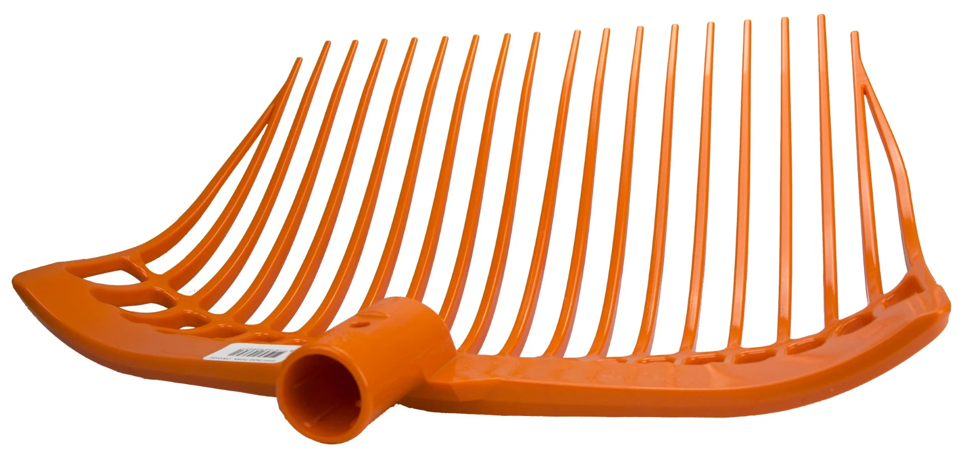Kunststoff Mistgabel ohne Stiel, Orange, 41 x 36 x 11 cm – Vplast – Bild 3