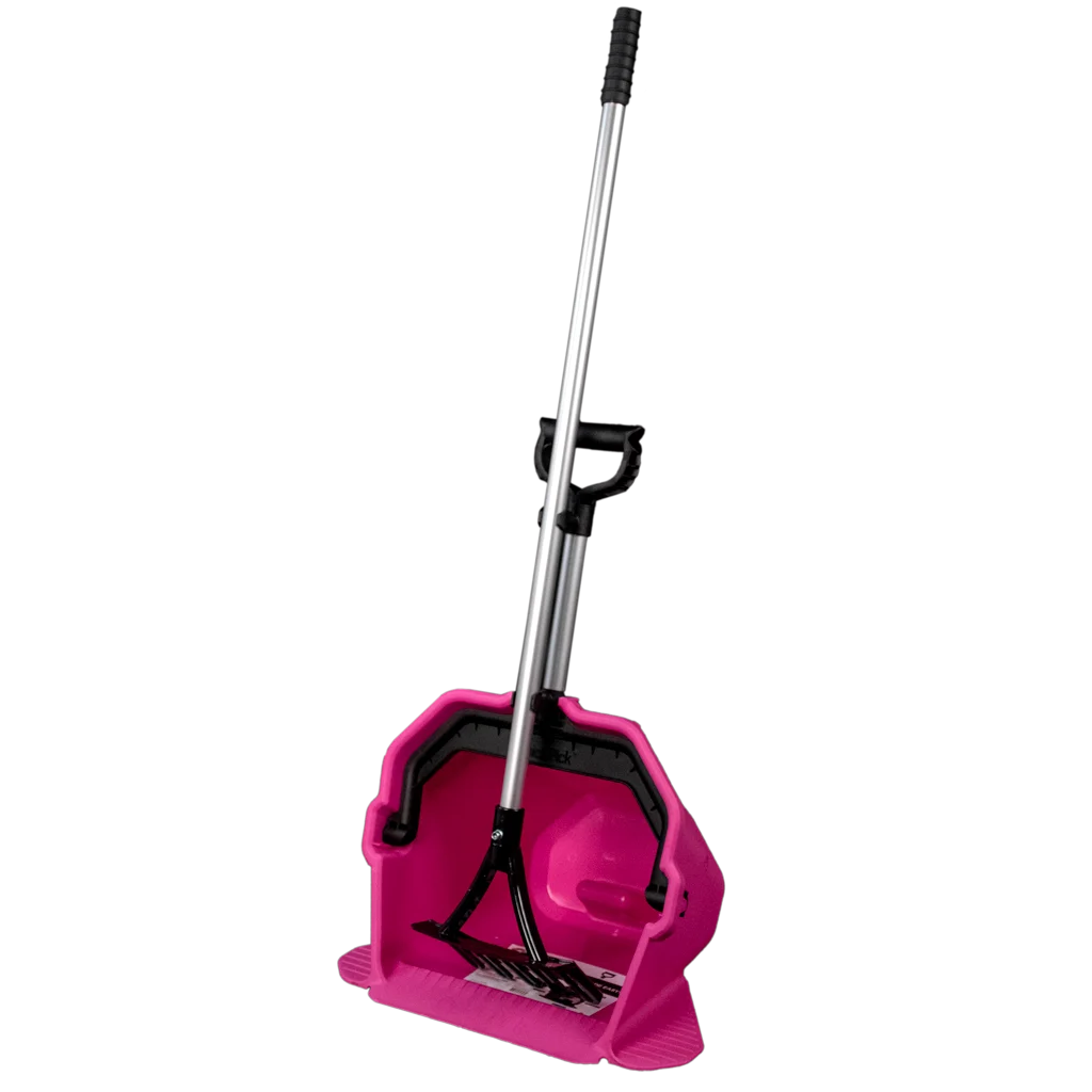 Mistboy mit Fußstütze Rosa – Vplast Quick Pick – Bild 1