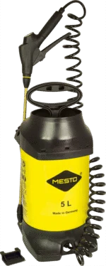 Drucksprühgerät mit Manometer und Spiralschlauch 5 l – Mesto Profi Plus