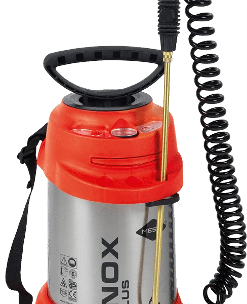 Drucksprühgerät mit Edelstahltank, 6 l, 6 bar – Mesto Inox Plus