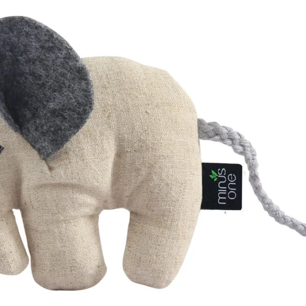 Katzenspielzeug in Elefantenform mit Katzenminze, 9,5 x 8,5 x 2,5 cm – Minus One Docile Buddy Cat Toy Elephant