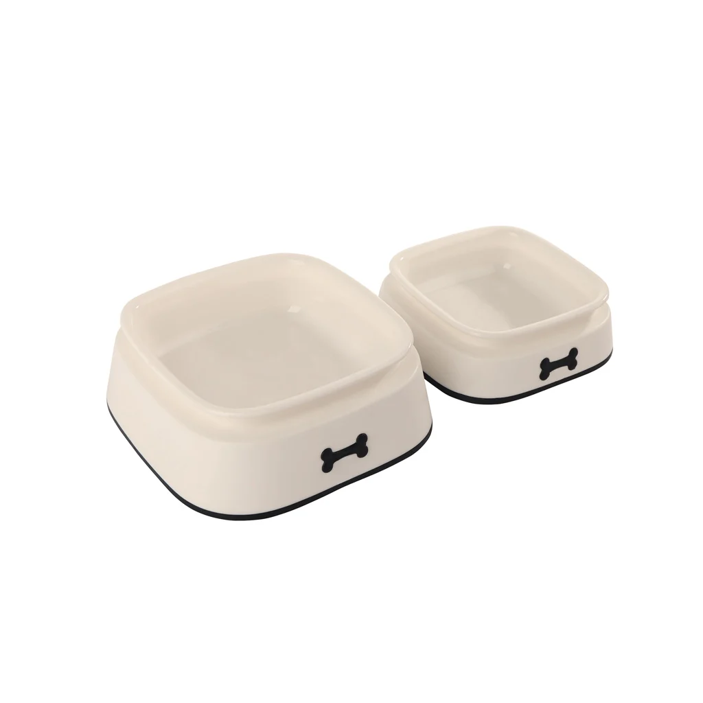 Futter und Wassernapf für Hunde aus recyceltem Kunststoff 950 ml – Minus One Dog Bowl L – Bild 1