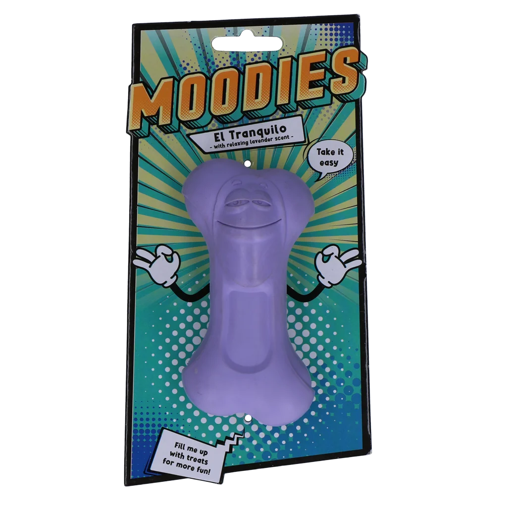 Kauknochen aus Gummi mit Lavendelduft – Moodies El Tranquilo – Bild 1