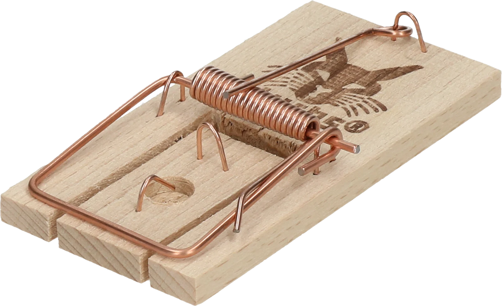 MUIS0002.png Holz Mausefalle mit Stahlfeder, 9,5 x 4,8 cm – Luchs – Bild 1