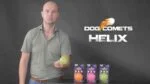 Hundeball mit automatischer Bewegung und Tiergeräuschen, Grün – Dog Comets Helix – Bild 3