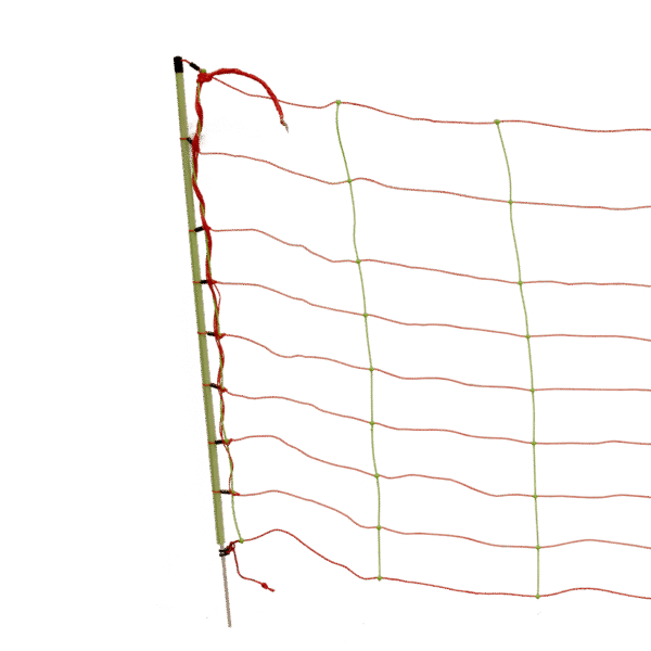 Schafnetz 50 m, 90 cm hoch, mit Einzelspitze – Euro-Netz Combi