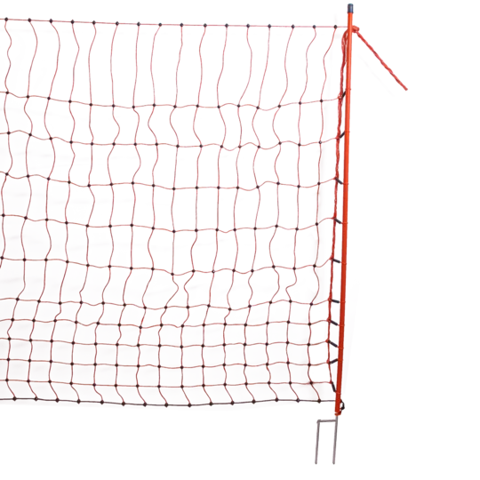 NETT105.png Geflügelnetz ohne Strom 50 m, grün mit 15 Pfählen – Euro-Netz Combi Geflügel 112 cm ZS – Bild 1