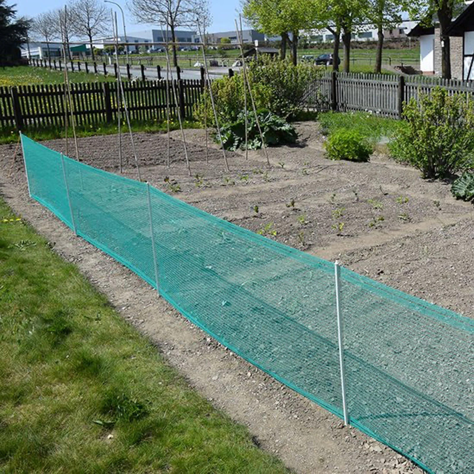 Garten Abgrenzungsnetz mit einer Maschenweite von 0,5 cm, 80 cm hoch, 20 m – Euro-Netz Universal – Bild 2