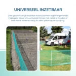 Garten Abgrenzungsnetz mit einer Maschenweite von 0,5 cm, 80 cm hoch, 20 m – Euro-Netz Universal – Bild 4