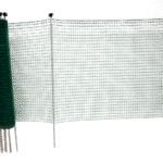 Gartenabgrenzungsnetz mit einer Maschenweite von 2,5 bis 3 cm, 80 cm hoch, 20 m – Euro-Netz