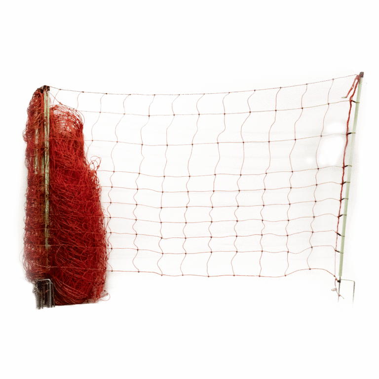 Wolfsabwehrnetz mit Doppelspitze, 120 cm hoch, 50 m – Euro-Netz Wolf Jumbo