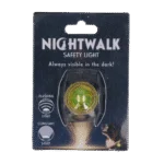 Sicherheitslicht für Hundehalsband, Gelb, 2 Leuchtmodi – Nightwalk Safety Light