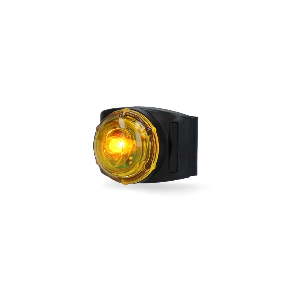 Sicherheitslicht für Hundehalsband, Gelb, 2 Leuchtmodi – Nightwalk Safety Light – Bild 4
