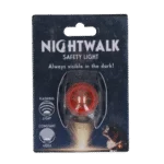 Sicherheitslicht für Hundehalsband, Orange, 2 Lichtmodi – Nightwalk Safety Light