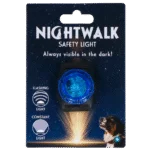 Sicherheitslicht für das Hundehalsband, Blau, 2 Leuchtmodi – Nightwalk Safety Light