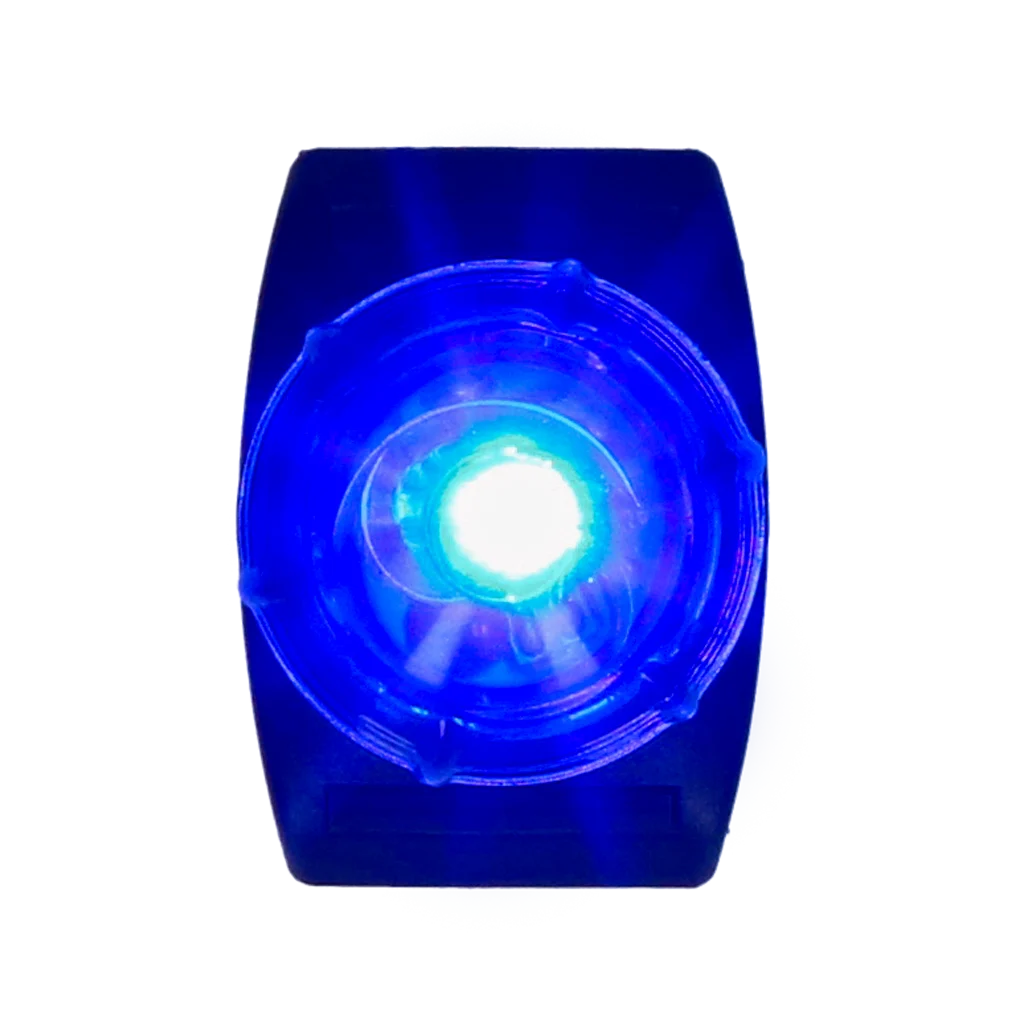 Sicherheitslicht für das Hundehalsband, Blau, 2 Leuchtmodi – Nightwalk Safety Light – Bild 2