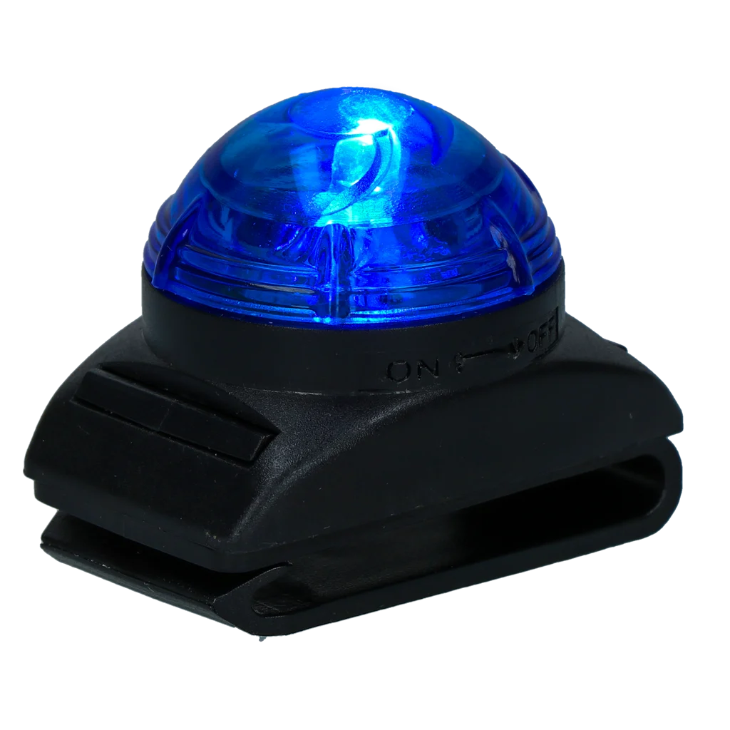 Sicherheitslicht für das Hundehalsband, Blau, 2 Leuchtmodi – Nightwalk Safety Light – Bild 3
