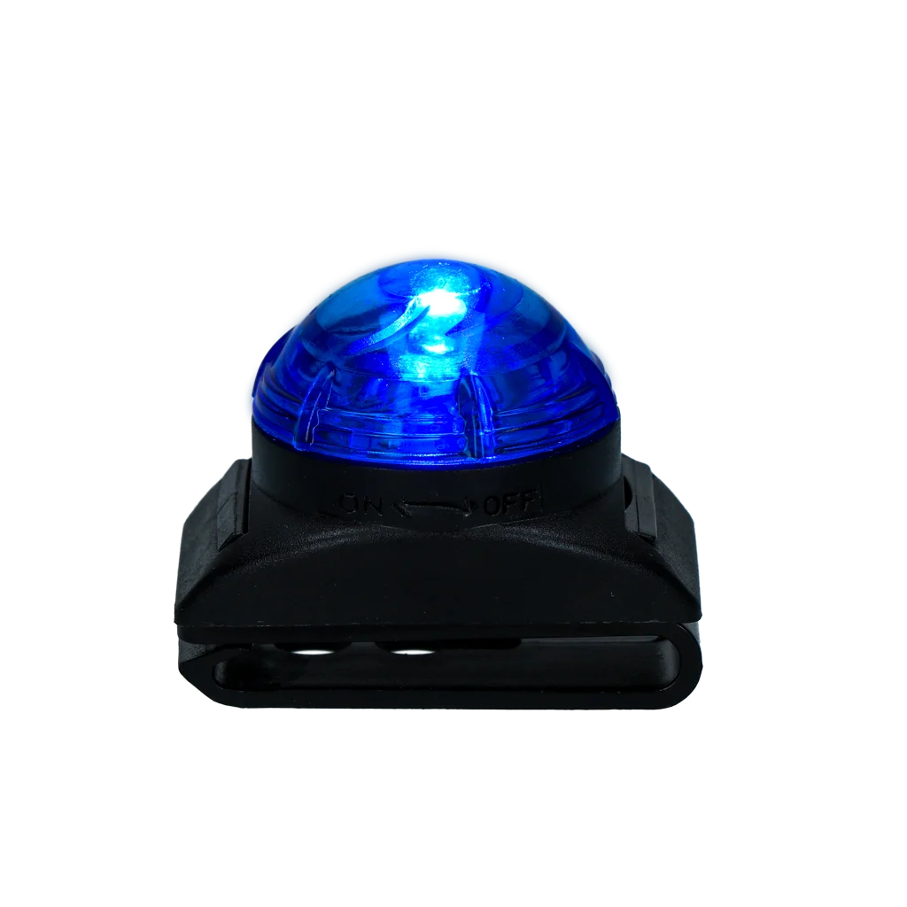 Sicherheitslicht für das Hundehalsband, Blau, 2 Leuchtmodi – Nightwalk Safety Light – Bild 4
