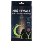 Sicherheitsgeschirr mit LED Beleuchtung, verstellbar, gelb – Nightwalk Human Safety Harness