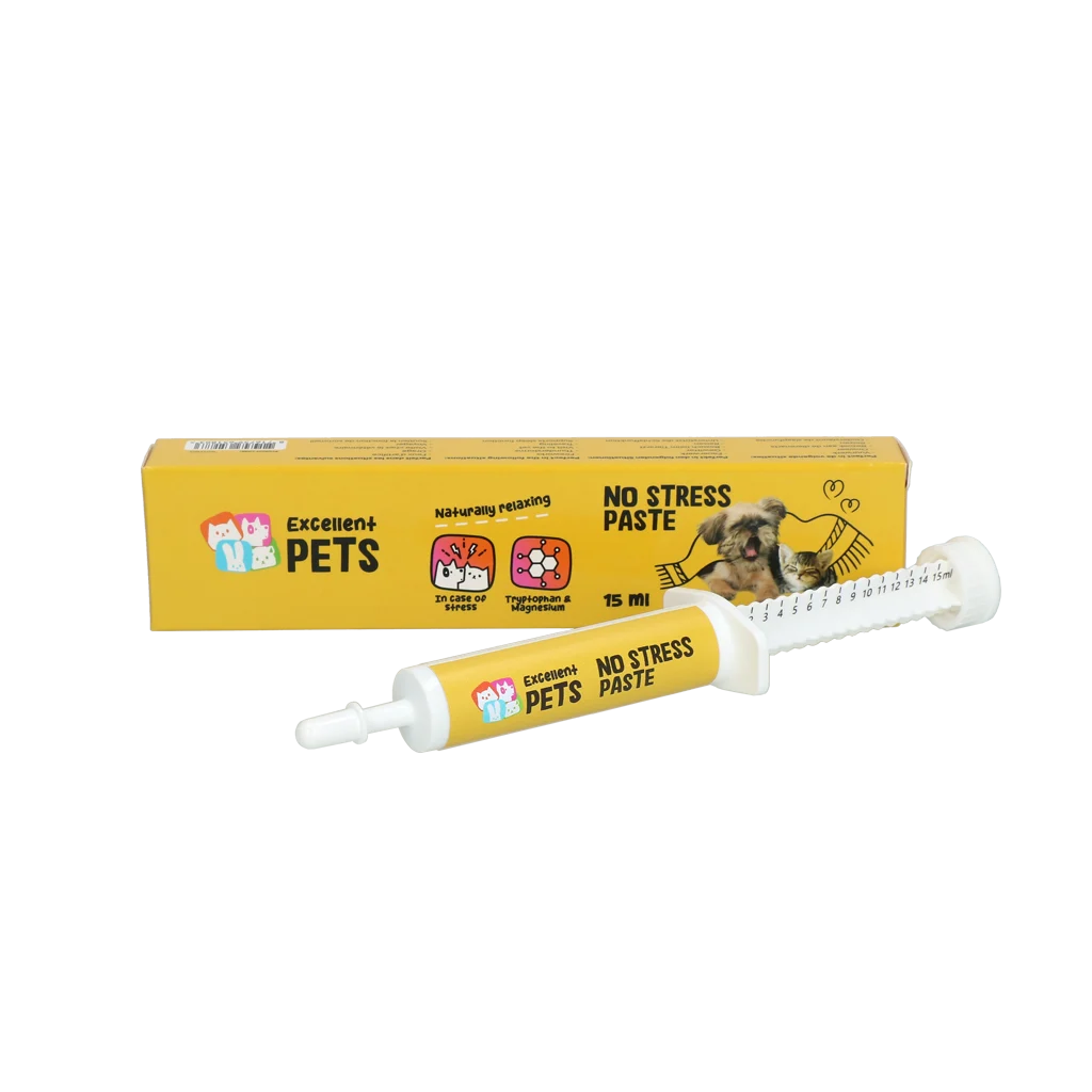 Ergänzungspaste für Hunde und Katzen bei Anspannung, 15 ml – Excellent Pets No Stress Paste – Bild 1