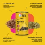 Ergänzungspulver für Hunde und Katzen bei Anspannung, 100 g – Excellent Pets No Stress Mix – Bild 6