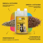 Omega Öl für Hunde mit pflanzlichen Ölen, 1 l – Excellent Pets Omega Boost – Bild 5