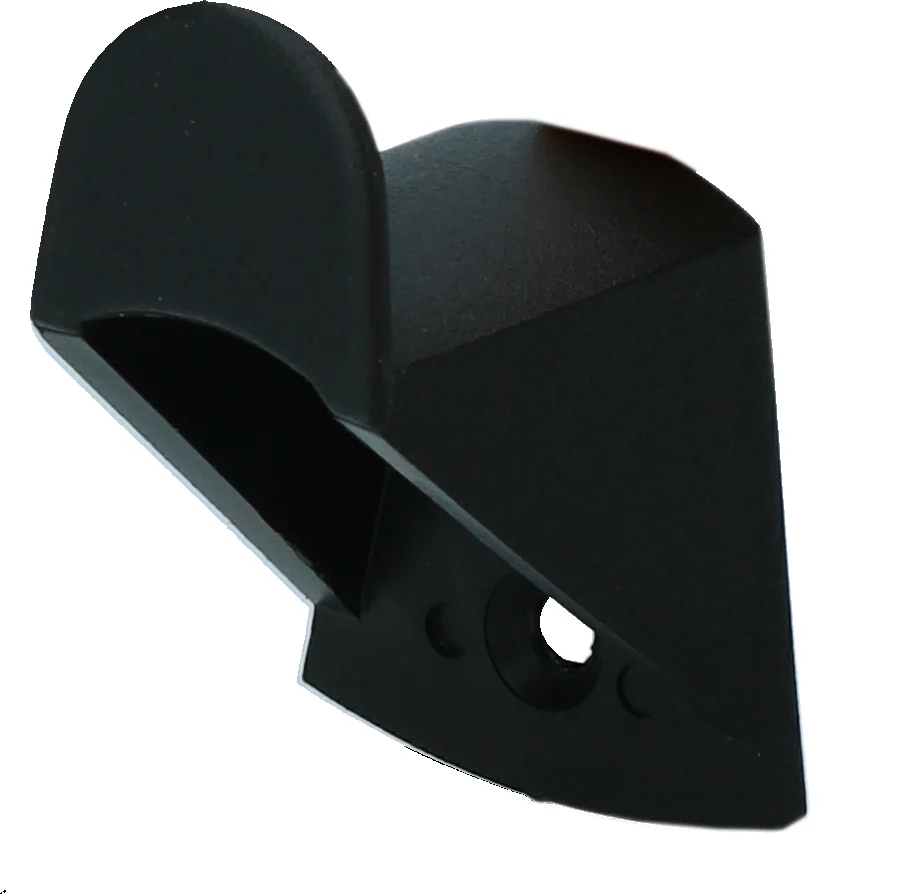 OPHA005.jpg Kunststoff Halfterhaken, Schwarz, 3,5 x 3 cm – Vplast – Bild 1