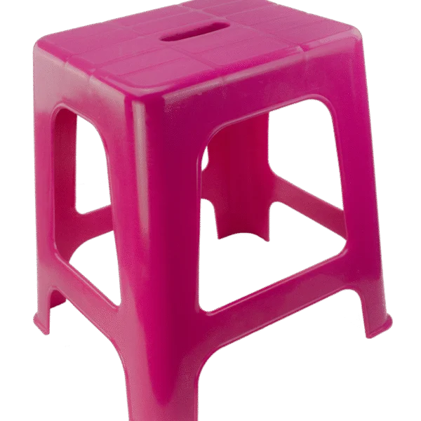 Aufstiegshilfe und Sitz mit 1 Stufe, Rosa, 41 cm hoch – Vplast