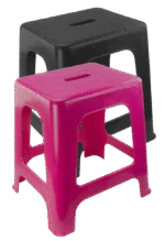 Aufstiegshilfe und Sitz mit 1 Stufe, Rosa, 41 cm hoch – Vplast – Bild 2