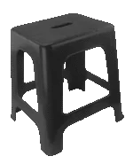 Aufstiegshilfe und Sitz mit 1 Stufe, schwarz, 41 cm hoch – Vplast – Bild 2