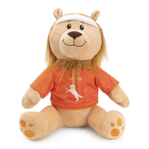 Plüsch Hundekuscheltier Löwe, Orange, 34 cm – Holland Oranje Löwe L